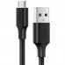 Кабель USB 2.0 AM-Micro M  1м 60W Nickel Plating Чорний  US289 UGREEN (60136)