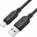 Кабель USB 2.0 AM-Type-C M  1 2 м  60W TPE C16-04 Acefast (6974316283812)