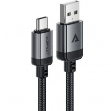 Кабель USB 2.0 AM-Type-C M 1.2 м 60W aluminum alloy Black C20-04 Acefast (6974316283782) Кабель USB 2.0 AM-Type-C M 1.2 м 60W aluminum alloy Black C20-04 Acefast (6974316283782)