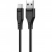 Кабель USB 2.0 AM-Type-C M  1.2 м 60W TPE C3-04 Black Acefast (6974316280866)