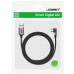 Кабель USB 2.0 AM-Type-C M 1 м 90°  (12V/3A) Чорний US284 UGREEN (50941)