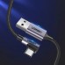 Кабель USB 2.0 AM-Type-C M 1 м 90°  (12V/3A) Чорний US284 UGREEN (50941)