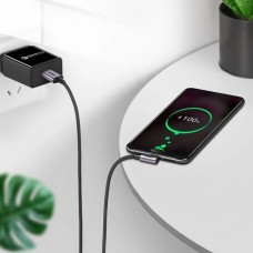 Кабель USB 2.0 AM-Type-C M 1 м 90°  (12V/3A) Чорний US284 UGREEN (50941)