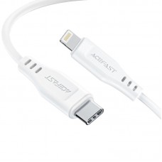 Кабель USB 2.0 Type-C M-Lightning M 1.2м білий TPE C3-01 Acefast (6974316280811) Кабель USB 2.0 Type-C M-Lightning M 1.2м білий TPE C3-01 Acefast (6974316280811)