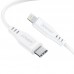 Кабель USB 2.0 Type-C M-Lightning M  1.2м білий TPE C3-01 Acefast (6974316280811)