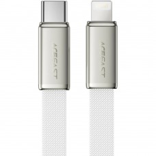Кабель USB 2.0 Type-C M-Lightning M 1.2м білий ultra-thin C24-01 White Acefast (6974316286240) Кабель USB 2.0 Type-C M-Lightning M 1.2м білий ultra-thin C24-01 White Acefast (6974316286240)