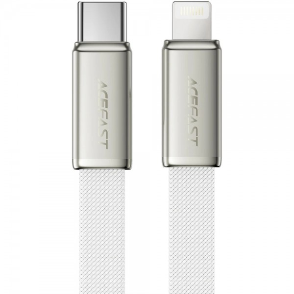 Кабель USB 2.0 Type-C M-Lightning M  1.2м білий ultra-thin C24-01 White Acefast (6974316286240)