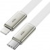 Кабель USB 2.0 Type-C M-Lightning M  1.2м білий ultra-thin C24-01 White Acefast (6974316286240)