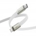 Кабель USB 2.0 Type-C M-Lightning M  1.2м білий ultra-thin C24-01 White Acefast (6974316286240)