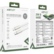 Кабель USB 2.0 Type-C M-Lightning M 1.2м білий ultra-thin C24-01 White Acefast (6974316286240) Кабель USB 2.0 Type-C M-Lightning M 1.2м білий ultra-thin C24-01 White Acefast (6974316286240)
