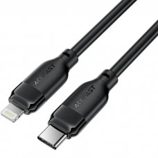 Кабель USB 2.0 Type-C M-Lightning M 1.2м чорний TPU C16-01 Acefast (6974316286196) Кабель USB 2.0 Type-C M-Lightning M 1.2м чорний TPU C16-01 Acefast (6974316286196)