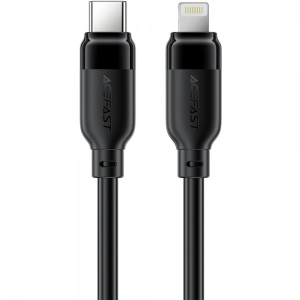 Кабель USB 2.0 Type-C M-Lightning M  2.0м чорний TPU C16-05 Acefast (6974316286288)