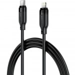 Кабель USB 2.0 Type-C M-Lightning M  2.0м чорний TPU C16-05 Acefast (6974316286288)
