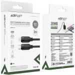 Кабель USB 2.0 Type-C M-Lightning M  2.0м чорний TPU C16-05 Acefast (6974316286288)