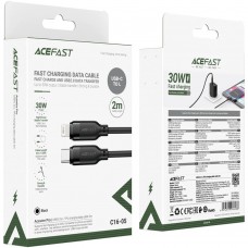 Кабель USB 2.0 Type-C M-Lightning M 2.0м чорний TPU C16-05 Acefast (6974316286288) Кабель USB 2.0 Type-C M-Lightning M 2.0м чорний TPU C16-05 Acefast (6974316286288)