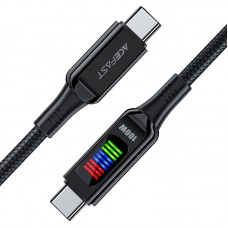 Кабель USB 2.0 Type-C M-M 1 2 м 100W with display C7-03 Acefast (6974316282778) Кабель USB 2.0 Type-C M-M 1 2 м 100W with display C7-03 Acefast (6974316282778)