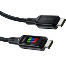 Кабель USB 2.0 Type-C M-M 1 2 м 100W with display C7-03 Acefast (6974316282778) Кабель USB 2.0 Type-C M-M 1 2 м 100W with display C7-03 Acefast (6974316282778)