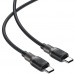 Кабель USB 2.0 Type-C M-M  1 2 м 60W silicone braid C10-03 Acefast (6974316283119)