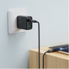 Кабель USB 2.0 Type-C M-M  1 2 м 60W silicone braid C10-03 Acefast (6974316283119)