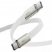 Кабель USB 2.0 Type-C M-M  1.2 м  60W ultra-thin White  C24-03 Acefast (6974316286257)