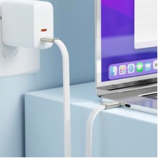 Кабель USB 2.0 Type-C M-M 1.2 м 60W ultra-thin White C24-03 Acefast (6974316286257) Кабель USB 2.0 Type-C M-M 1.2 м 60W ultra-thin White C24-03 Acefast (6974316286257)