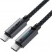 Кабель USB 2.0 Type-C M-M  1.2 м 60W Black  C19-03 Acefast (6974316284475)