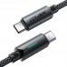 Кабель USB 2.0 Type-C M-M  1.2 м 60W Black  C19-03 Acefast (6974316284475)