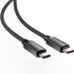 Кабель USB 2.0 Type-C M-M  1.2 м 60W Black  C19-03 Acefast (6974316284475)