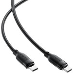 Кабель USB 2.0 Type-C M-M  1.2 м 60W Black  TPE C16-03 Acefast (6974316283805)