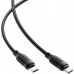 Кабель USB 2.0 Type-C M-M  1.2 м 60W Black  TPE C16-03 Acefast (6974316283805)