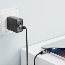 Кабель USB 2.0 Type-C M-M 1.2 м 60W digital display Black C15-03 Acefast (6974316283720) Кабель USB 2.0 Type-C M-M 1.2 м 60W digital display Black C15-03 Acefast (6974316283720)