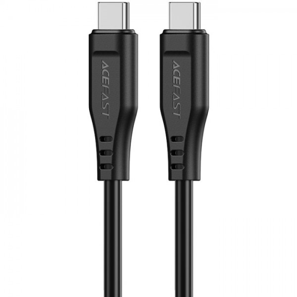 Кабель USB 2.0 Type-C M-M  1.2 м 60W TPE C3-03 Black Acefast (6974316280842)