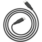 Кабель USB 2.0 Type-C M-M  1.2 м 60W TPE C3-03 Black Acefast (6974316280842)