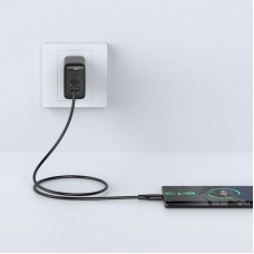 Кабель USB 2.0 Type-C M-M 1.2 м 60W TPE C3-03 Black Acefast (6974316280842) Кабель USB 2.0 Type-C M-M 1.2 м 60W TPE C3-03 Black Acefast (6974316280842)