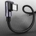 Кабель USB 2.0 Type-C M-M  2 м 90° 60W Чорний+Cірий  US255 UGREEN (50125)