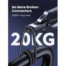 Кабель USB 2.0 Type-C M-M  3 м  100W （480Mbps）Сірий  L512 UGREEN (45065)