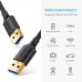 Кабель USB 3.0 AM-AM  0 5 м Чорний  US128 UGREEN (10369)