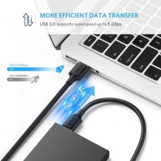 Кабель USB 3.0 AM-AM  0 5 м Чорний  US128 UGREEN (10369)
