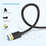 Кабель USB 3.0 AM-AM 0 5 м Чорний US128 UGREEN (10369) Кабель USB 3.0 AM-AM 0 5 м Чорний US128 UGREEN (10369)