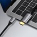 Кабель USB 3.1 Type-C M - HDMI M 1.5m 4K 60Hz Male Cable Aluminum Shell UGREEN MM142 (Gray Black) (50570)