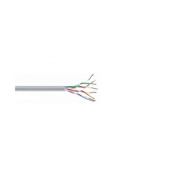 Кабель UTP Cat-5e Fibrain PVC (пометрово) сірий (XE100.101)