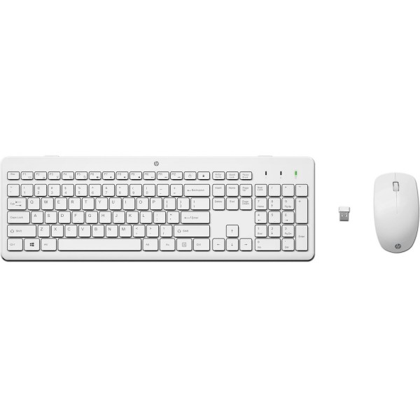 Комплект бездротовий HP 230 мишка і клавіатура Combo білий (3L1F0AA)