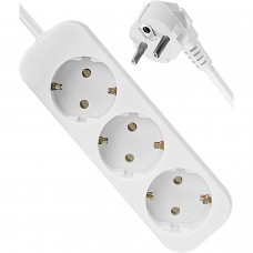 Мережевий фільтр 1.8м Defender E318 3 розетки з заземленням (992210)