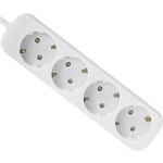 Мережевий фільтр 1.8м Defender E418 4 розетки з заземленням (992250) Мережевий фільтр 1.8м Defender E418 4 розетки з заземленням (992250)