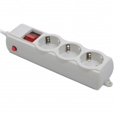 Мережевий фільтр 4.5м Gembird 3 розетки сірий 220 В 50 Гц 16A (SPG3-G-15G-PRO)