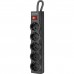 Мережевий фільтр 5 0м Defender ES largo 5 розеток чорний (994990)