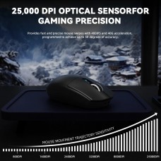 Мишка Attack Shark G3 PRO Wireless/Bluetooth 25000dpi. (PAW3311) 6кн. Black (G3PROB_AS)