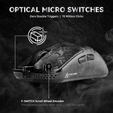 Мишка Attack Shark R11 Ultra Wireless/Bluetooth 42000dpi (PAW3950MAX) 6кн. Ink Blade (R11ULTRAIB_AS)
