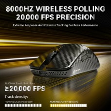 Мишка Attack Shark R11 Ultra Wireless/Bluetooth 42000dpi. (PAW3950MAX) 6кн. Phantom Shark (R11ULTRAPS_AS)