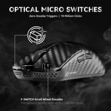 Мишка Attack Shark R11 Ultra Wireless/Bluetooth 42000dpi. (PAW3950MAX) 6кн. Phantom Shark (R11ULTRAPS_AS)